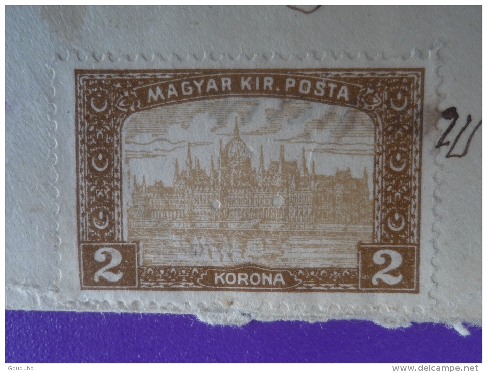 Lettre 1922 Budapest La Châtre, R ,3 Timbres Non Oblitérés.V.photos. - 1921-1960: Modern Period