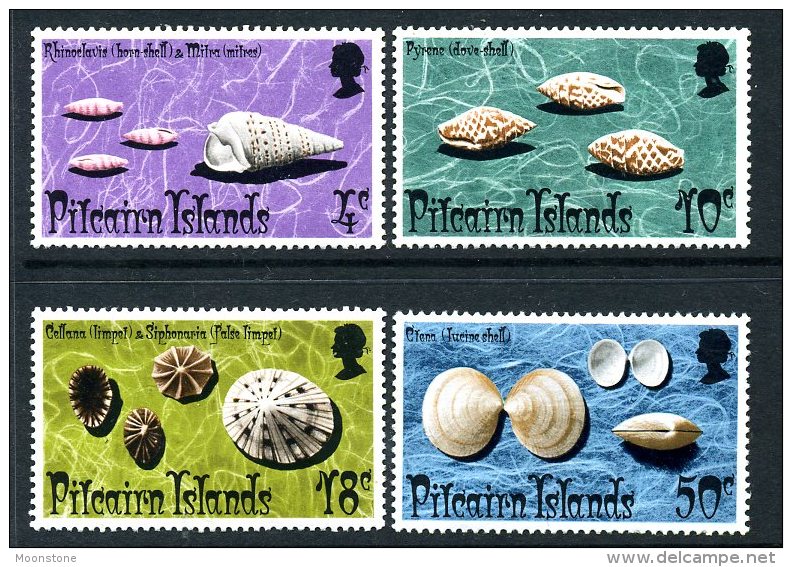 Pitcairn 1974 Shells Set Of 4, MNH (A) - Islas De Pitcairn