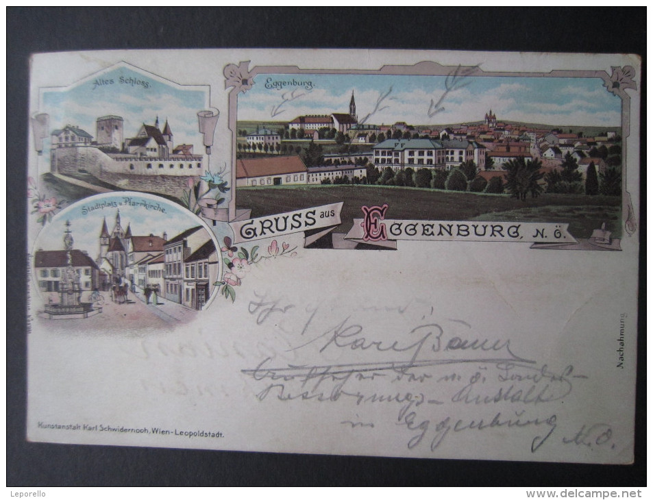 AK EGGENBURG Litho 1897  ////  D*11684 - Eggenburg