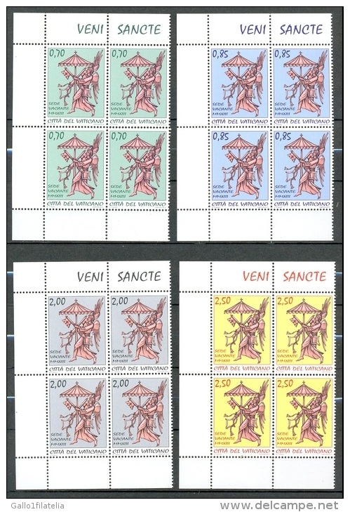 2013 - VATICANO - SEDE VACANTE / VACANT SEE - QUARTINA. MNH - Nuovi