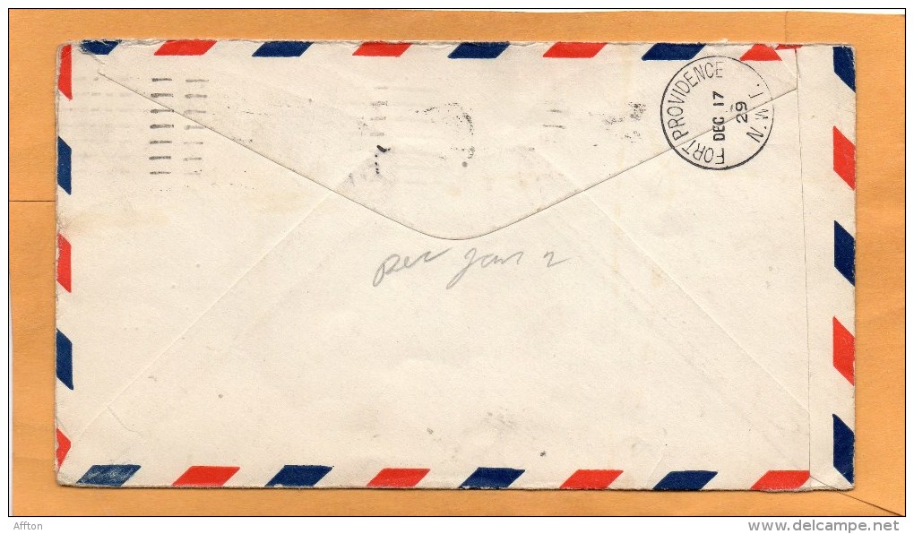 Fort McMurray Fort Providence Canada 1929 Air Mail Cover Mailed - First Flight Covers