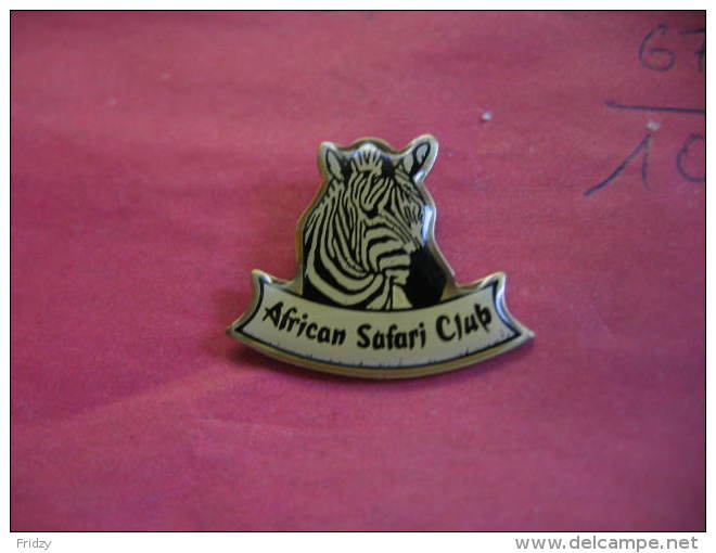 Pin´s African Safari Club. Zebre - Associations