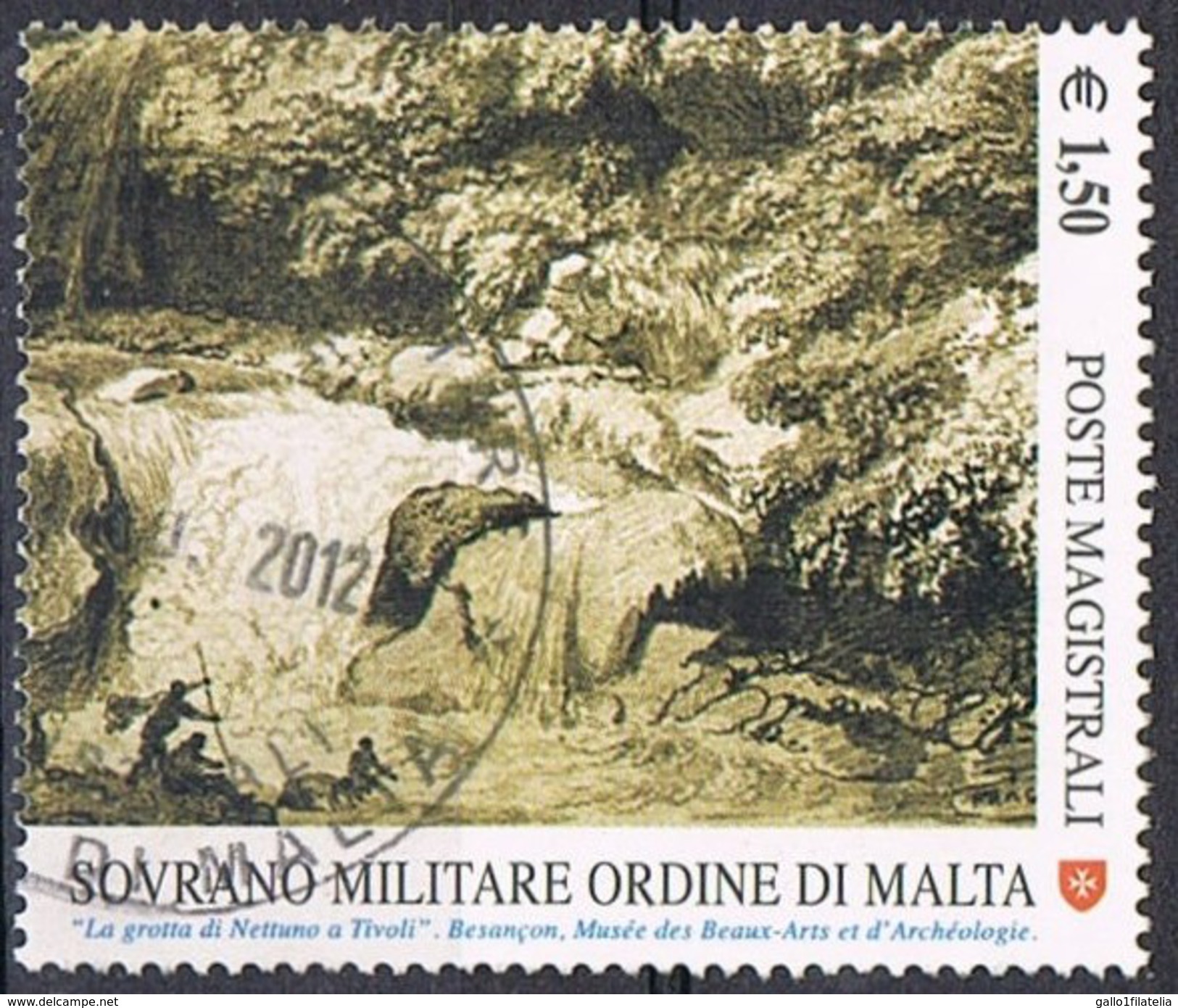 2010 - S.M.O.M. - IL DISEGNO NELL'ARTE - USATO. - Sovrano Militare Ordine Di Malta