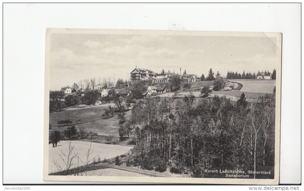 B80162 Lasnitzhohe Sanatorium Steiermark   Austria  Front/back Image - Lassnitzhöne