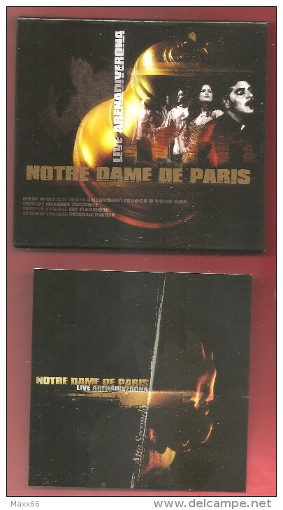 DVD - NOTRE DAME DE PARIS - LIVE ARENA DI VERONA - COFANETTO CON 2 DVD E LIBRETTO - PRATICAMENTE NUOVO - DVD Musicali