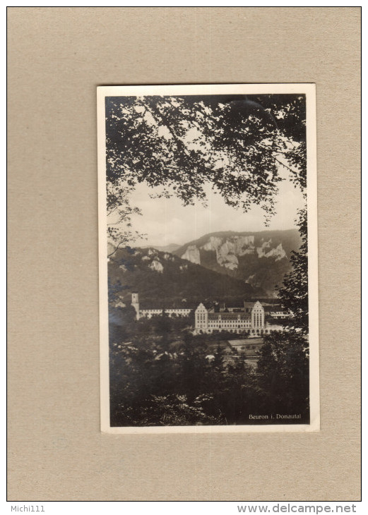 DR Ansichtskarte Vom Kloster Beuron Donautal Von 1935 Mit Einzelfrankatur Mi.Nr.573  2 Bilder - Briefe U. Dokumente