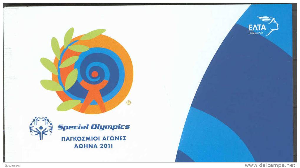 Greece 2011 Special Olympics, ATHENS Booklet W 24 MS MNH - Nuovi