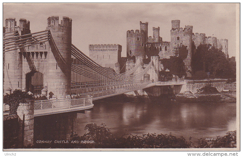 PC Conway Castle And Bridge - 1923 (2570) - Sonstige & Ohne Zuordnung