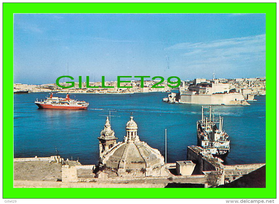 MALTA - THE GRAND HARBOUR - MJ PUBLICATIONS - ANIMATED WITH SHIPS - - Malte