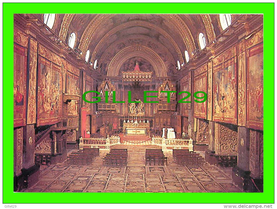 VALLETTA, MALTA - ST. JOHN"S CO-CATHEDRAL BUILT IN 1573 - INTERIOR - MJ PUBLICATIONS - - Malta