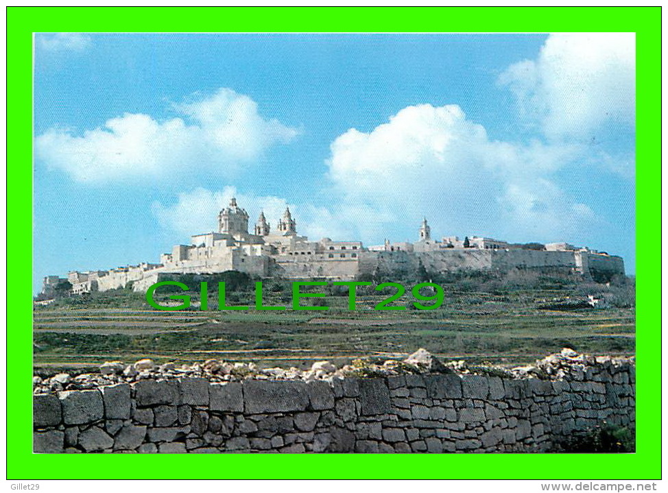 MDINA, MALTA - THE OLD CITY SURROUNDED BY FORTIFICATIONS  - MJ PUBLICATIONS - - Malte