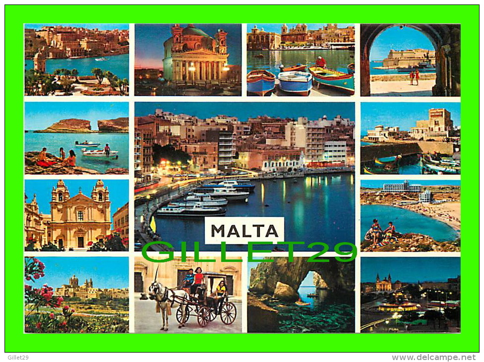 MALTA - 13 MULTIVUES DE LA VILLE - PRINTEX LTD - - Malte
