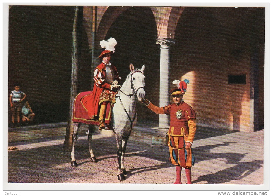 ^ FIRENZE GIUOCO DEL CALCIO IN COSTUME MAGGIOR GENERAL SERGENTE DELLE BANDE A CAVALLO 183 - Firenze (Florence)