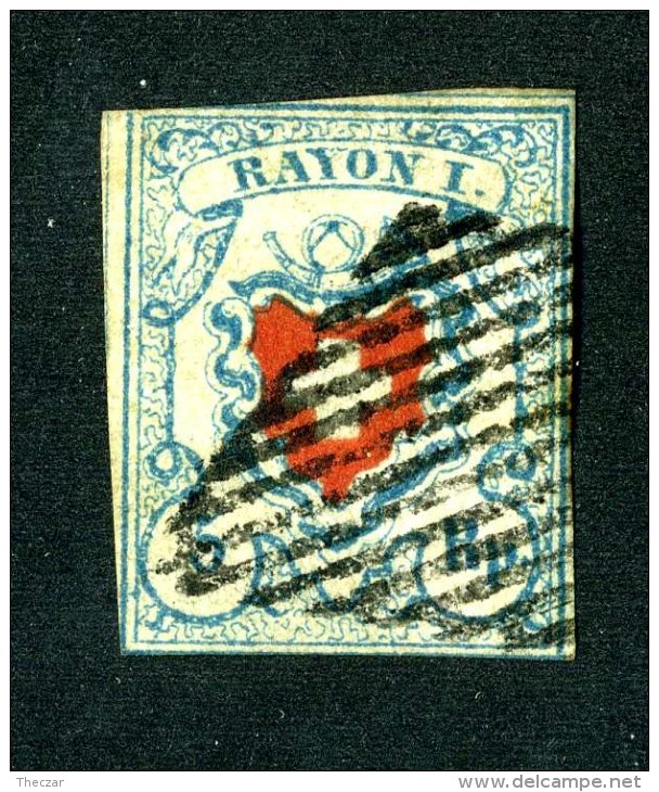 1830 Switzerland  Michel #7 II  No Gum  Scott #7  ~Offers Always Welcome!~ - 1843-1852 Kantonalmarken Und Bundesmarken