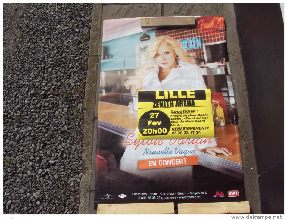 Affiche SYLVIE VARTAN  En Concert - Nouvelle Vague -  Lille 2008 - Affiches & Posters