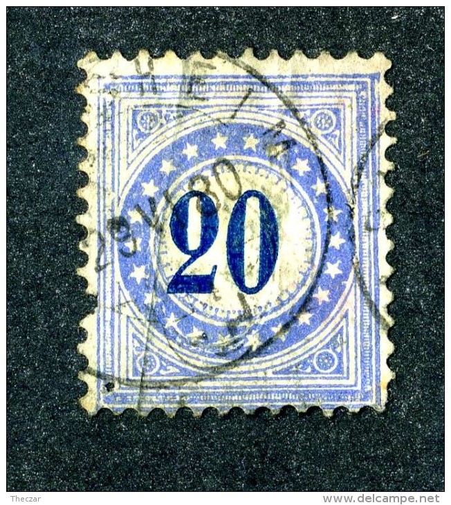 1858 Switzerland  Michel #6 IIAN  Used  Scott J6 Faults   ~Offers Always Welcome!~ - Postage Due