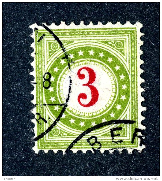 1868 Switzerland  Michel #16 IIAxK  Used  Scott J22   ~Offers Always Welcome!~ - Postage Due