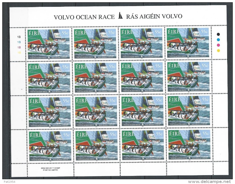 Irlande 2012 N°2022 Neuf En Bloc ** Volvo Race, Régate De Voiliers - Unused Stamps