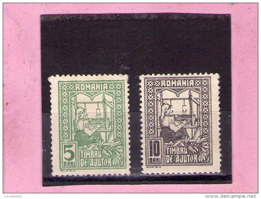 1918 - Timbres Aide/ TESATOAREA  Mi No 7/8  MH  ( AUSGABE ) - Postage Due