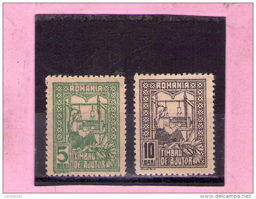 1918 - Timbres Aide/ TESATOAREA  Mi No 7/8  MH  ( AUSGABE ) - Portomarken