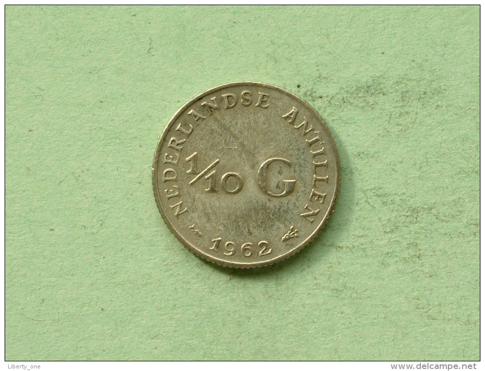 1962 - 1/10 G - KM 3 ( Uncleaned - For Grade, Please See Photo ) ! - Antilles Néerlandaises