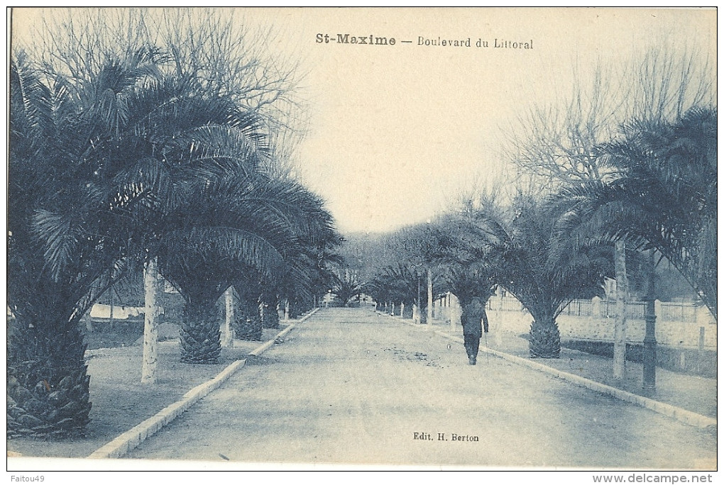 ST MAXIME   -  Boulevard Du Littoral      44 - Sainte-Maxime