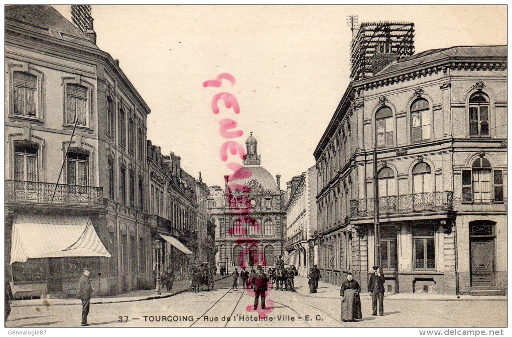 59 - TOURCOING -  RUE DE L' HOTEL DE VILLE - Tourcoing