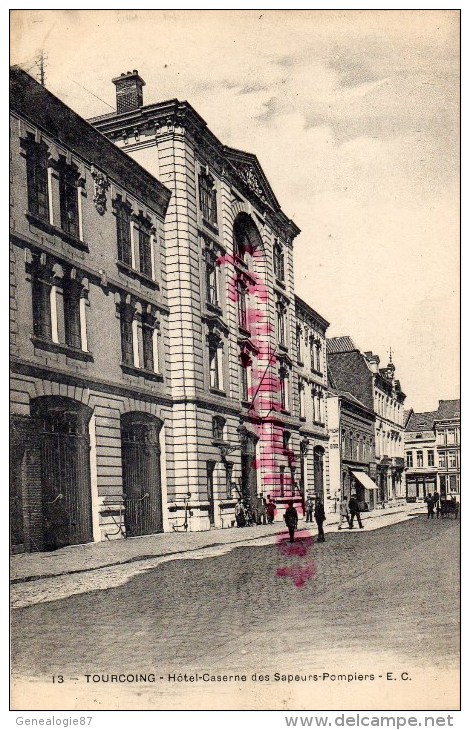 59 - TOURCOING -  HOTEL CASERNE DES SAPEURS POMPIERS - Tourcoing