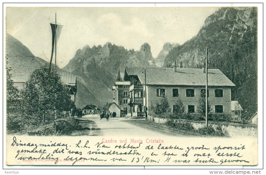 Italia - Italië - Italy - Oberbozen - Monte Cristallo - Cortina D'Ampezzo - Belluno - Landro - 1909 - Autres & Non Classés