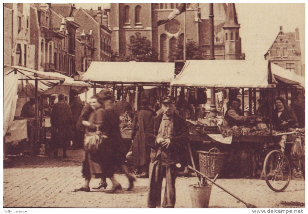 JETTE SAINT PIERRE - Le Marché Et L'Eglise De La Madeleine - Markt - Market - PIB // - Jette