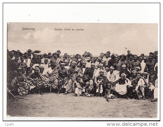 Dahomey - Ouidah, Chefs De Quartier - Dahomey