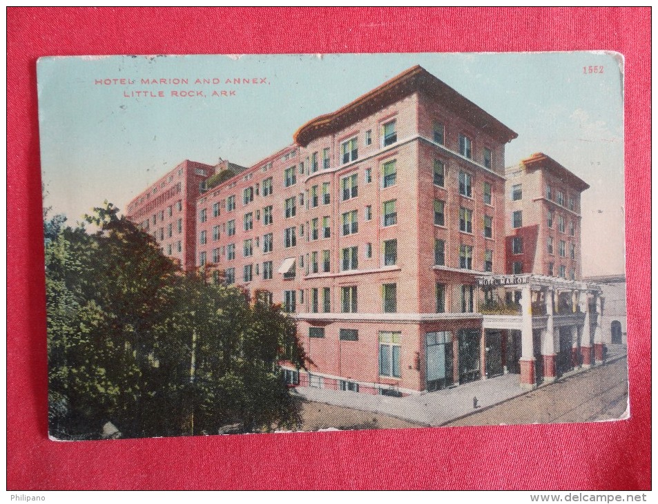 - Arkansas > Little Rock  Hotel Marion & Annex  1911  Cancel    Ref 1267 - Little Rock