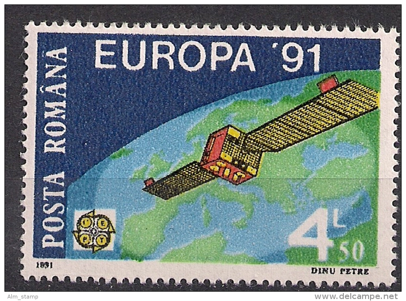 1991 Rumänien  Romana  Mi. 4653    ** MNH Europ. Weltraumfahrt - Europe