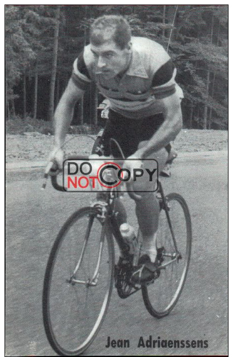 Carte Postale Cycliste Jean Adriaenssens - Lotto Photo  Déposé - - Cyclisme