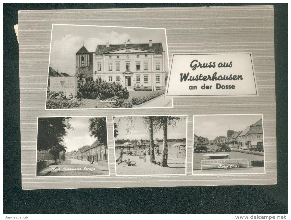 Gruss Aus Wusterhausen An Der Dosse ( Multivues Graphokopie H. Sander KG 1071) - Wusterhausen