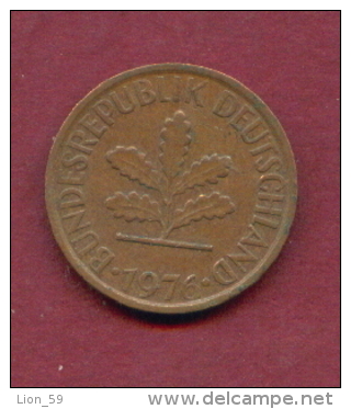 F2494 / - 1 Pfening 1976 ( F ) - FRG , Germany Deutschland Allemagne Germania - Coins Munzen Monnaies Monete - 1 Pfennig