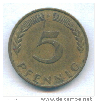 F2508 / - 5 Pfening 1972 ( F ) - FRG , Germany Deutschland Allemagne Germania - Coins Munzen Monnaies Monete - 5 Pfennig
