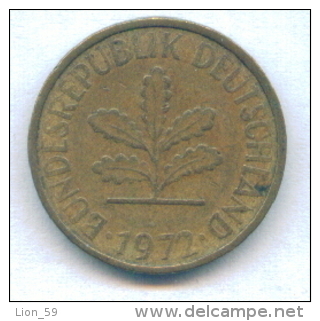 F2508 / - 5 Pfening 1972 ( F ) - FRG , Germany Deutschland Allemagne Germania - Coins Munzen Monnaies Monete - 5 Pfennig