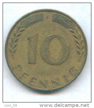 F2514 / - 10 Pfening 1969 ( J ) - FRG , Germany Deutschland Allemagne Germania - Coins Munzen Monnaies Monete - 10 Pfennig