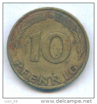 F2523 / - 10 Pfening 1979 ( G ) - FRG , Germany Deutschland Allemagne Germania - Coins Munzen Monnaies Monete - 10 Pfennig