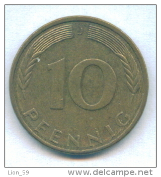 F2529 / - 10 Pfening 1986 ( J ) - FRG , Germany Deutschland Allemagne Germania - Coins Munzen Monnaies Monete - 10 Pfennig
