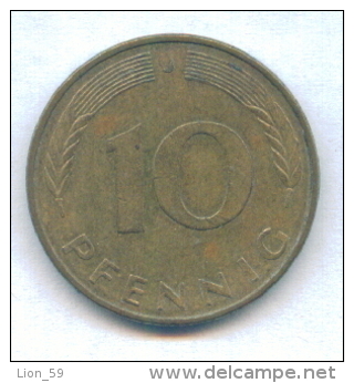 F2533 / - 10 Pfening 1981 ( J ) - FRG , Germany Deutschland Allemagne Germania - Coins Munzen Monnaies Monete - 10 Pfennig