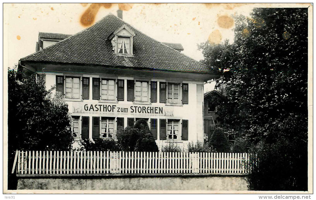 Suisse - Argovie - Gasthof Zum Storchen - Gasthaus Zum Storchen - Menziken - Fam. Bättig - état - Menziken