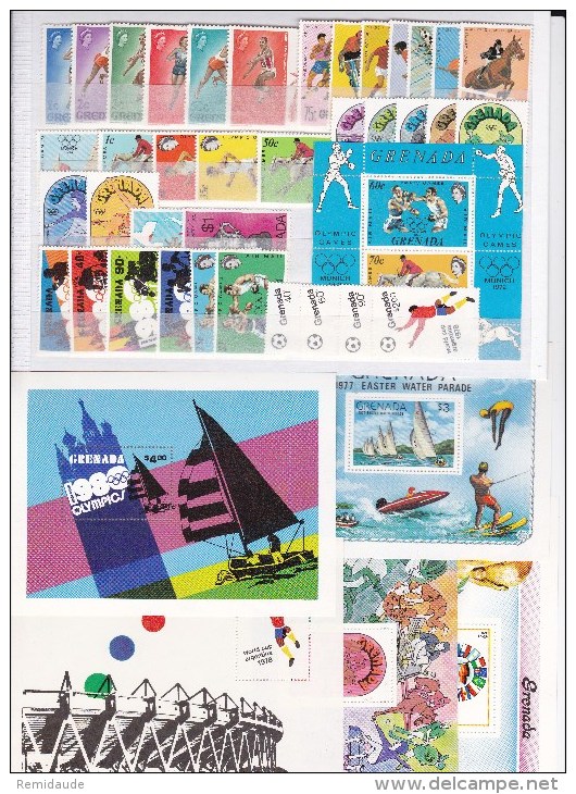 GRENADA - PETITE COLLECTION De TIMBRES MODERNES ** - THEME : SPORTS (JEUX OLYMPIQUES...) - Grenade (1974-...)