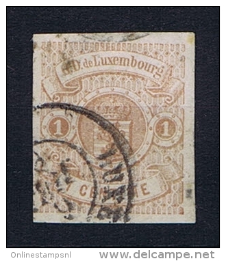 Luxembourg: 1859 Mi.nr. 3 Used/obl - 1859-1880 Wapenschild