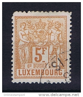 Luxembourg: 1882 Mi.nr. 56 Yv 58, Used / Obl, Perfo 13,50 - 1882 Allegory