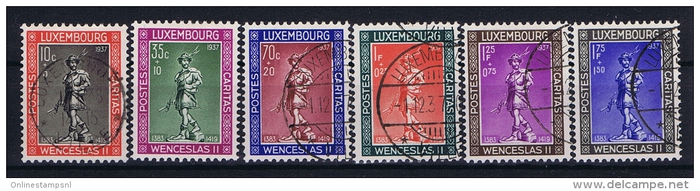 Luxembourg:  Mi.nr. 303-308, Yv 294-299 Used 1937 - Gebraucht