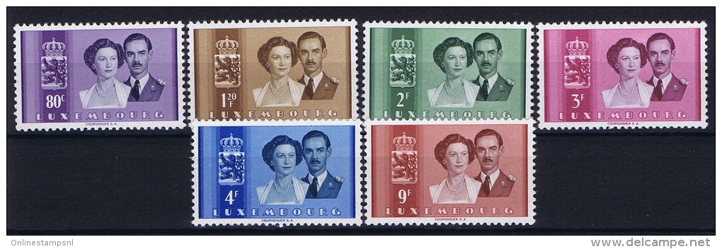 Luxembourg:  Mi.nr.  505 - 510  1953 MNH/** - Nuevos