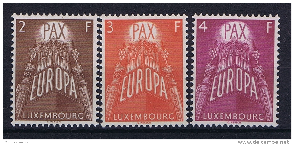 Luxembourg:  Mi.nr. 572-574, 1957 MNH/** - Nuevos