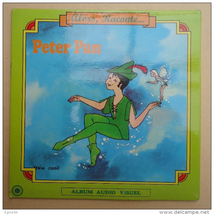 ENFANTINA - Album Audio Visuel - Alors, Raconte... Peter Pan     - Avec Un Vinyl - Autres & Non Classés